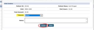 Visit Delete Window
